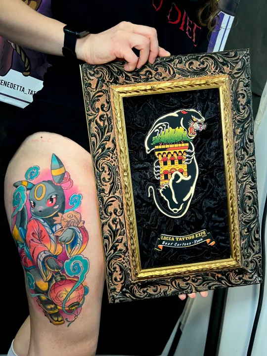 Tatuaggio colorato realizzato da Benedetta